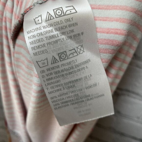 LOGO Lori Goldstein Womens Top Size Large Boho Tunic Tee 3/4 Sleeve NWOT - Picture 8 of 8